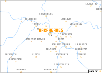 map of Barraganes