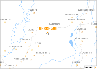 map of Barragan