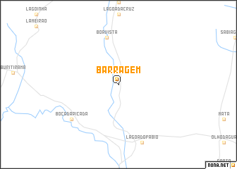 map of Barragem
