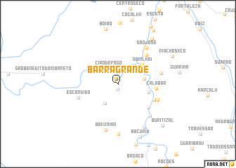 map of Barra Grande