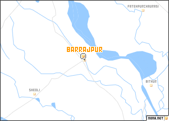 map of Barrājpur