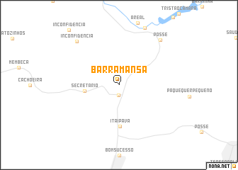 map of Barra Mansa