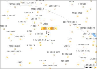 map of Barrana