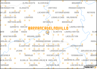 map of Barranca del Novillo