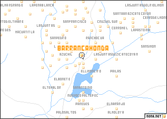 map of Barranca Honda