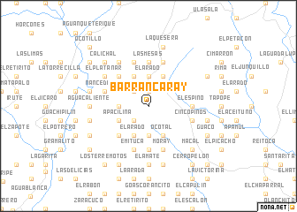 map of Barrancaray
