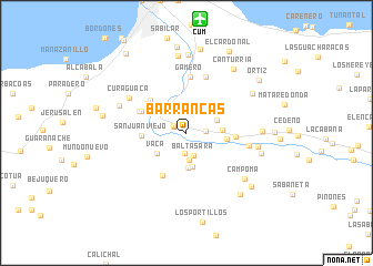 map of Barrancas