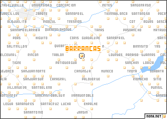 map of Barrancas