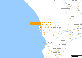 map of Barranca Uno