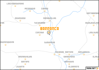 map of Barranca