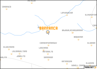 map of Barranca