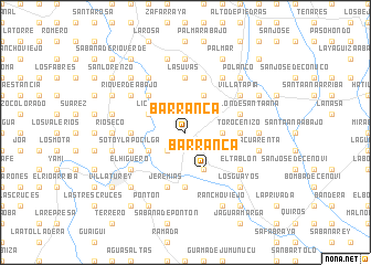 map of Barranca