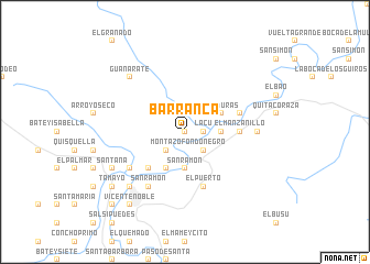 map of Barranca