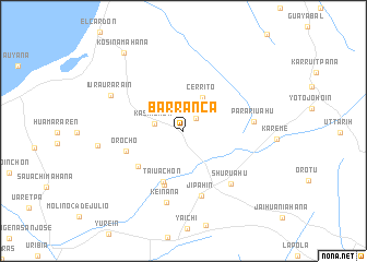 map of Barranca