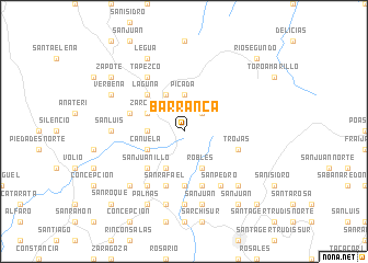 map of Barranca