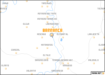 map of Barranca