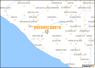 map of Barranco Bayo