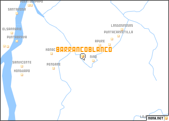 map of Barranco Blanco