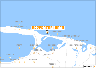 map of Barranco Blanco