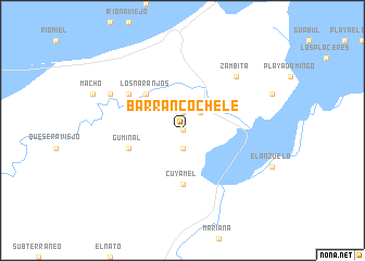 map of Barranco Chele