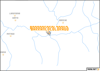 map of Barranco Colorado