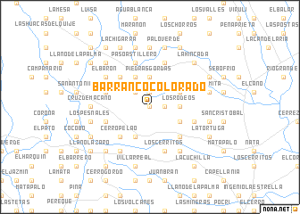 map of Barranco Colorado