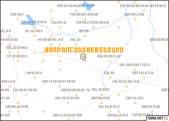 map of Barranco do Bebedouro