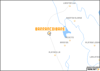 map of Barranco Ibare