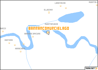 map of Barranco Murciélago