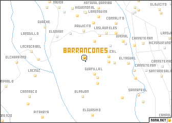 map of Barrancones