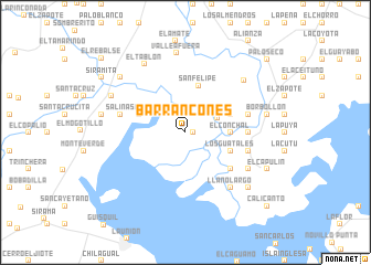 map of Barrancones