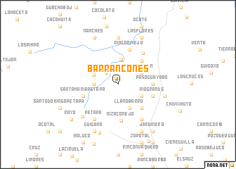 map of Barrancones