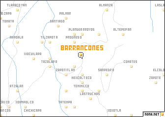 map of Barrancones