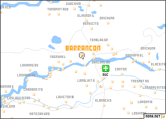 map of Barrancón