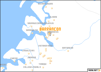 map of Barrancón