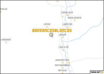 map of Barrancos Blancos