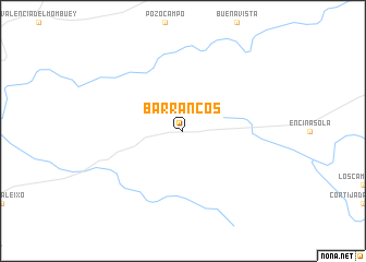 map of Barrancos