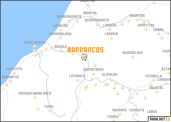 map of Barrancos