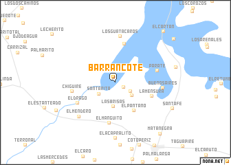 map of Barrancote