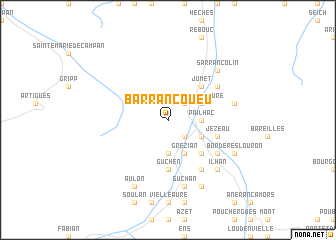 map of Barrancoueu