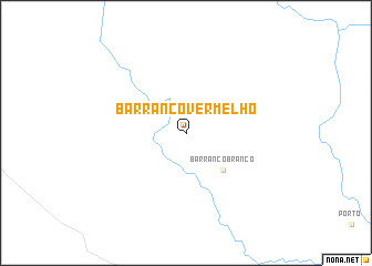 map of Barranco Vermelho