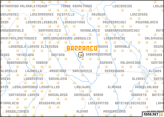 map of Barranco