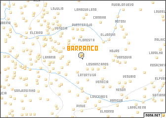 map of Barranco