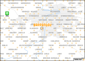 map of Barrandov