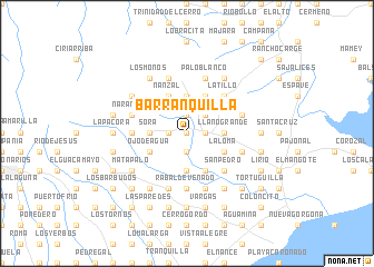 map of Barranquilla