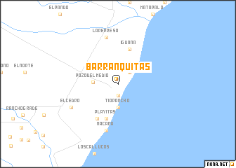 map of Barranquitas