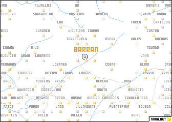 map of Barrán