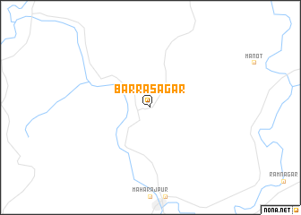 map of Barrā Sāgar