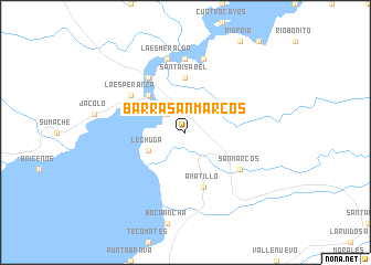 map of Barra San Marcos