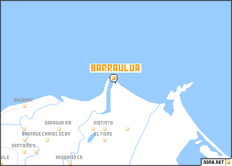 map of Barra Ulúa